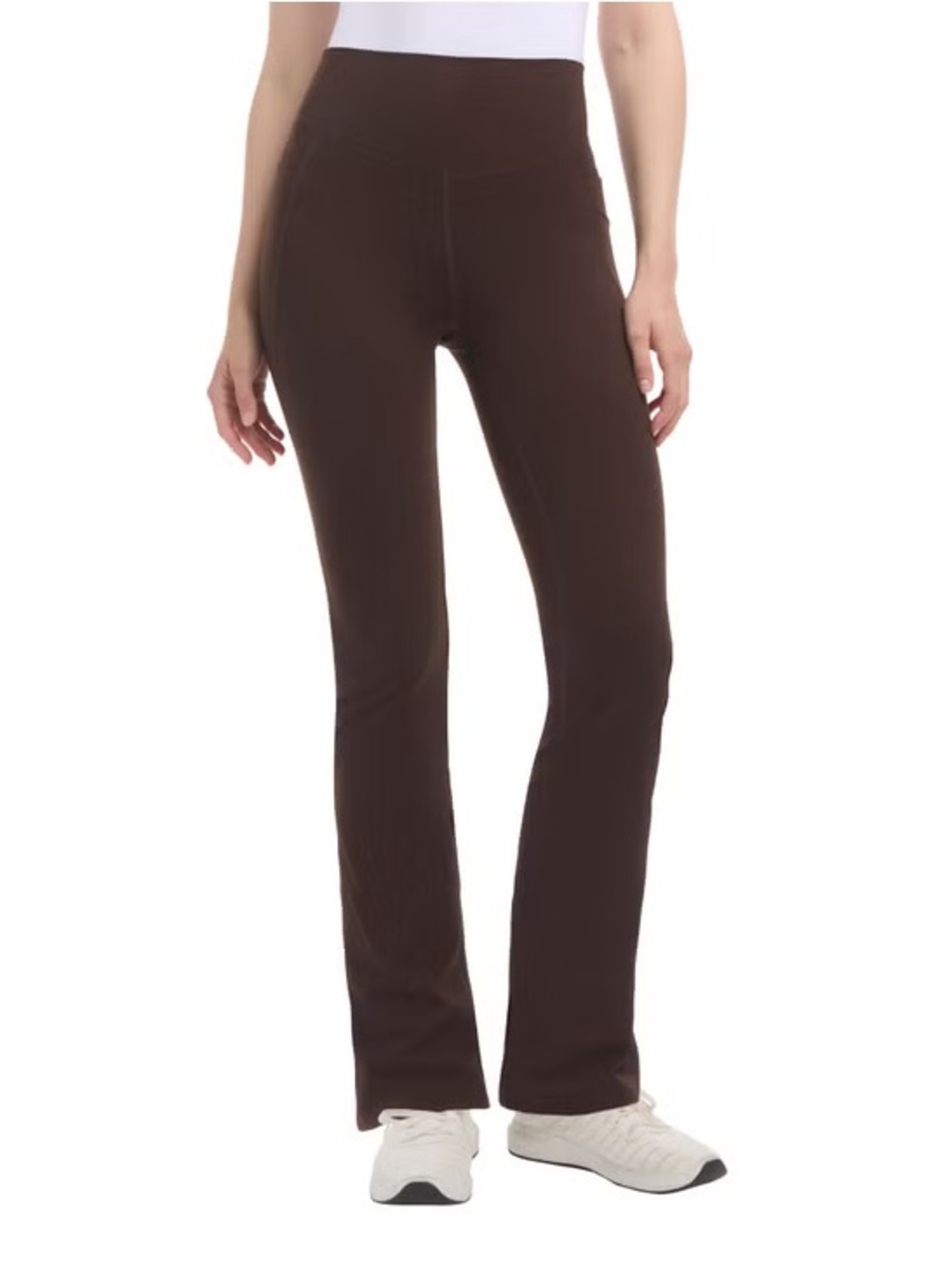 NEW Jockey Women’s High-Waist Brown Stretch Yoga Pants